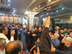 عزاداری شام شهادت امام سجاد ع در سرداب امام علی (ع) حرم حضرت اباالفضل العباس (ع) 16