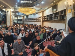 عزاداری شام شهادت امام سجاد ع در سرداب امام علی (ع) حرم حضرت اباالفضل العباس (ع) 18