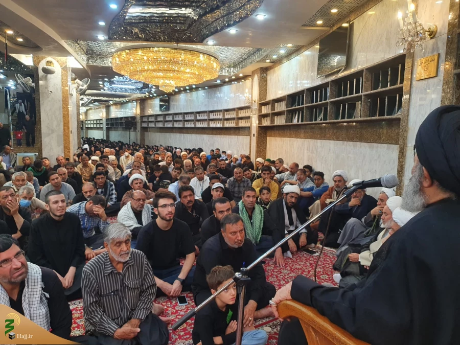 عزاداری شام شهادت امام سجاد ع در سرداب امام علی (ع) حرم حضرت اباالفضل العباس (ع) 18