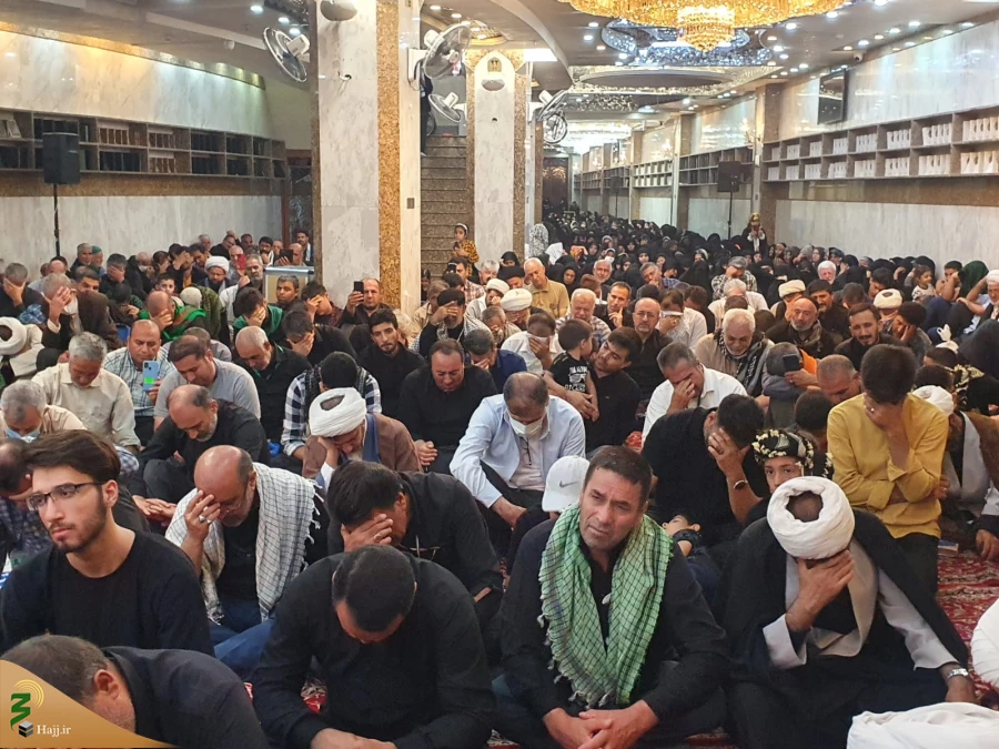 عزاداری شام شهادت امام سجاد ع در سرداب امام علی (ع) حرم حضرت اباالفضل العباس (ع) 21