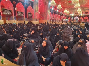 زائران حرم حسینی برای بازگشت امنیت به بلاد اسلامی دست به دعا گشودند 7