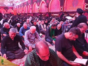 دعای ندبه زائران ایرانی در سال روز شهادت حضرت رقیه (س) در کربلای معلی 2