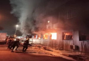 درآتش‌سوزی هتلی در کربلا دو نفر جان باختند