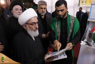برپایی سومین نمایشگاه قرآنی در مسیر پیاده‌روی اربعین 4