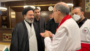 بازدید نماینده ولی فقیه از مرکز پزشکی جمعیت هلال احمر در کربلا