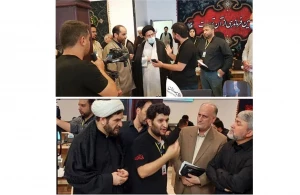 بازدید مسئولان حوزه حج وزیارت از مرکز عملیات بیمه سامان در کربلا