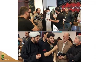 بازدید مسئولان حوزه حج وزیارت از مرکز عملیات بیمه سامان در کربلا 2