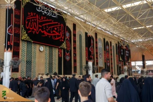 حرم حضرت علی (ع) در سوگ رحلت پیامبر اسلام (ص) سیاهپوش شد 6