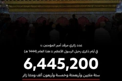 آستان قدس علوی از مشارکت میلیون ها زائر در مراسم رحلت پیامبر(ص) خبر داد 2