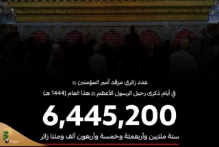 آستان قدس علوی از مشارکت میلیون ها زائر در مراسم رحلت پیامبر(ص) خبر داد