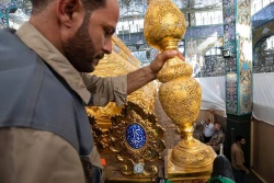 آغاز نصب ضریح حضرت زینب‌(س) در دمشق توسط خادمان آستان حضرت عباس (ع) 8