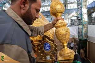 آغاز نصب ضریح حضرت زینب‌(س) در دمشق توسط خادمان آستان حضرت عباس (ع) 8