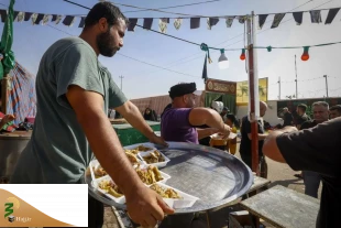 ۶۰۰ موکب از زائران امام حسن عسکری (ع) پذیرایی می کنند 3