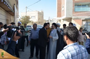 حضور سرپرست حجاج ایرانی در منزل حاجی ایرانی آزاد شده از عربستان 3