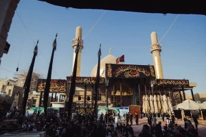 حضور عزاداران در سامرا در سالروز شهادت امام حسن عسکری(ع)