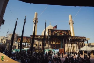 حضور عزاداران در سامرا در سالروز شهادت امام حسن عسکری(ع)