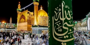 آذین بندی حرم امام علی (ع) در آستانه میلاد پیامبر(س) +تصاویر  2