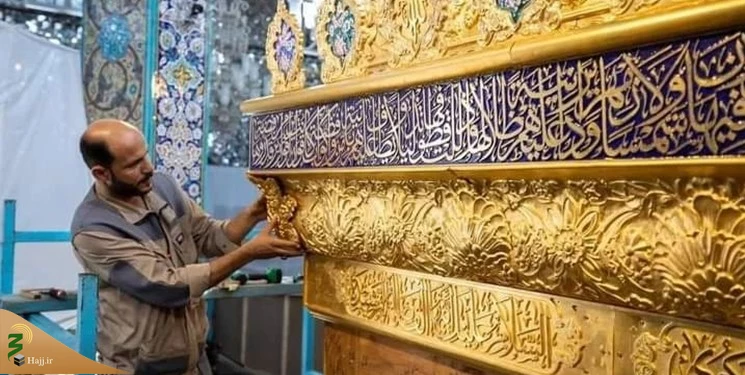 رونمایی از ضریح جدید حرم حضرت زینب کبری (س)+تصاویر   2
