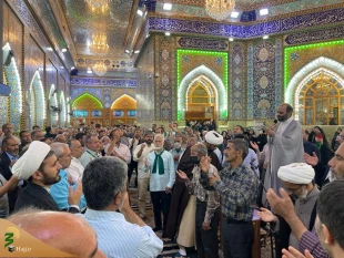 برپایی دعای کمیل با حضور زائران ایرانی در کربلای معلی 13