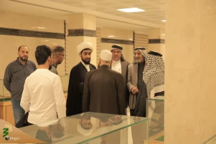 بازدید شاعران آئینی عراق از موزه حج و زیارت-1