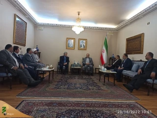 دیدار رئیس سازمان حج وزیارت و سفیر کشورمان در سوریه
