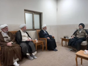 دیدار معاون ارتباطات بین الملل دفتر مقام معظم رهبری با آیت الله مدرسی