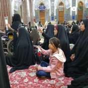 برگزاری جشن میلاد حضرت زینب(س) در حرم حسینی 7