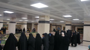 برگزاری نشست همسران و دختران کارمندان بعثه مقام معظم رهبری در قم