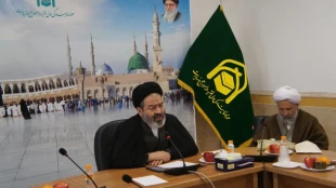 نشست نمایندگان دفاتر بیوت مراجع تقلید با نماینده ولی فقیه در امور حج و زیارت 4