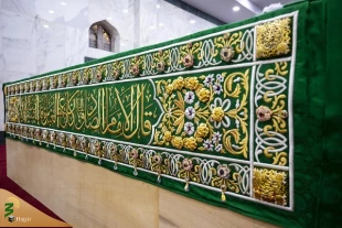 دوخت پرده جدید ضریح حرم عباسی با مشارکت پنج کشور 2