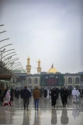 تصاویری از بارش باران در بین الحرمین 6