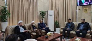 دیدار مسئول دفتر نمایندگی بعثه در عراق با آیت‌الله امامی کاشانی