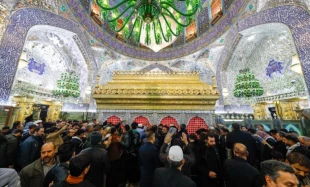 صحن مطهر علوی در نجف اشرف میزبان عزاداران شهادت حضرت فاطمه (س) 4