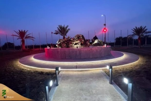 رونمایی از یادمان سردار سلیمانی در بغداد 3