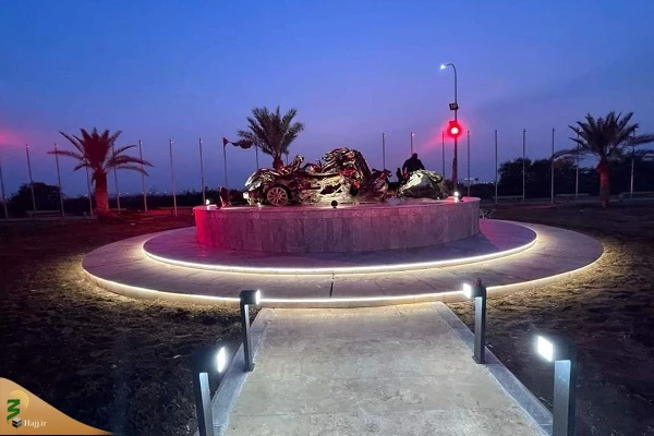 رونمایی از یادمان سردار سلیمانی در بغداد 3