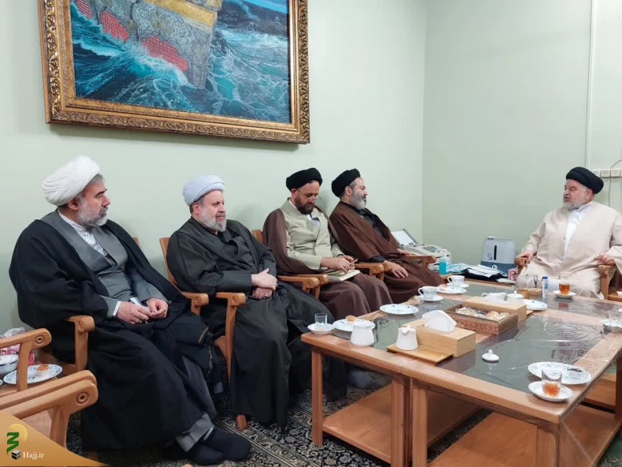 دیدار نماینده ولی فقیه در امور حج و زیارت با مراجع عظام تقلید 8