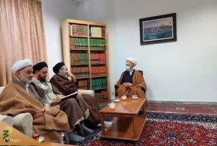 لقاء ممثل الولی الفقیه فی شؤون الحج والزیارة مع مراجع التقلید الأجلاء 3