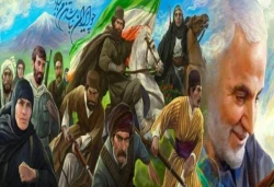 دیوارنگاره جدید میدان ولی‌عصر(عج) با موضوع سالگرد شهادت سردار سلیمانی 2
