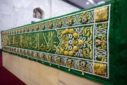 آماده‌سازی روکش ضریح مطهر حضرت ابوالفضل العباس (علیه‌السلام) 2