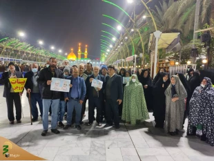 زیارت زائران ایرانی به نیابت از حاج قاسم سلیمانی و ابومهدی المهندس 4
