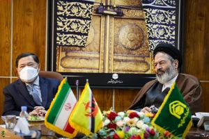 Supreme Leader's Representative Meet Brunei Ambassador in Tehran