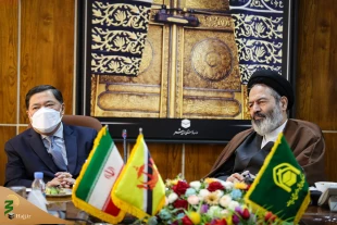 Supreme Leader's Representative Meet Brunei Ambassador in Tehran 2