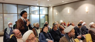 گزارش تصویری / برگزاری جلسه روحانیون و مداحان در کربلا 2