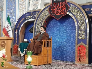 نماینده ولی فقیه درحج وزیارت درمراسم سخنرانی در رواق امام خمینی مشهد:
                                  ما باید ادب و جهاد تبیین را از حضرت ام البنین  یادبگیریم 
 4