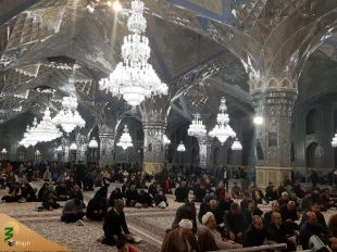 نماینده ولی فقیه درحج وزیارت درمراسم سخنرانی در رواق امام خمینی مشهد:
                                  ما باید ادب و جهاد تبیین را از حضرت ام البنین  یادبگیریم 
 5