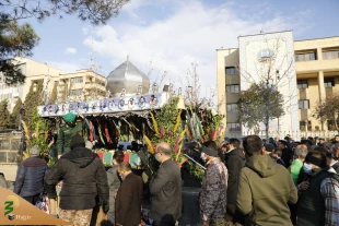 مراسم وداع و تشییع پیکرکارگر شهید گمنام برگزار ‌شد 6