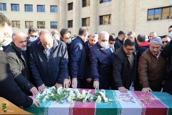 مراسم وداع و تشییع پیکرکارگر شهید گمنام 3