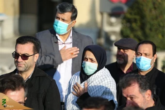 مراسم وداع و تشییع پیکرکارگر شهید گمنام 6