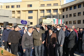 مراسم وداع و تشییع پیکرکارگر شهید گمنام 15