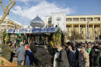 مراسم وداع و تشییع پیکرکارگر شهید گمنام 30